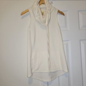 Calia Carrie Underwood Cream Sleeveless Racerback Sweatshirt